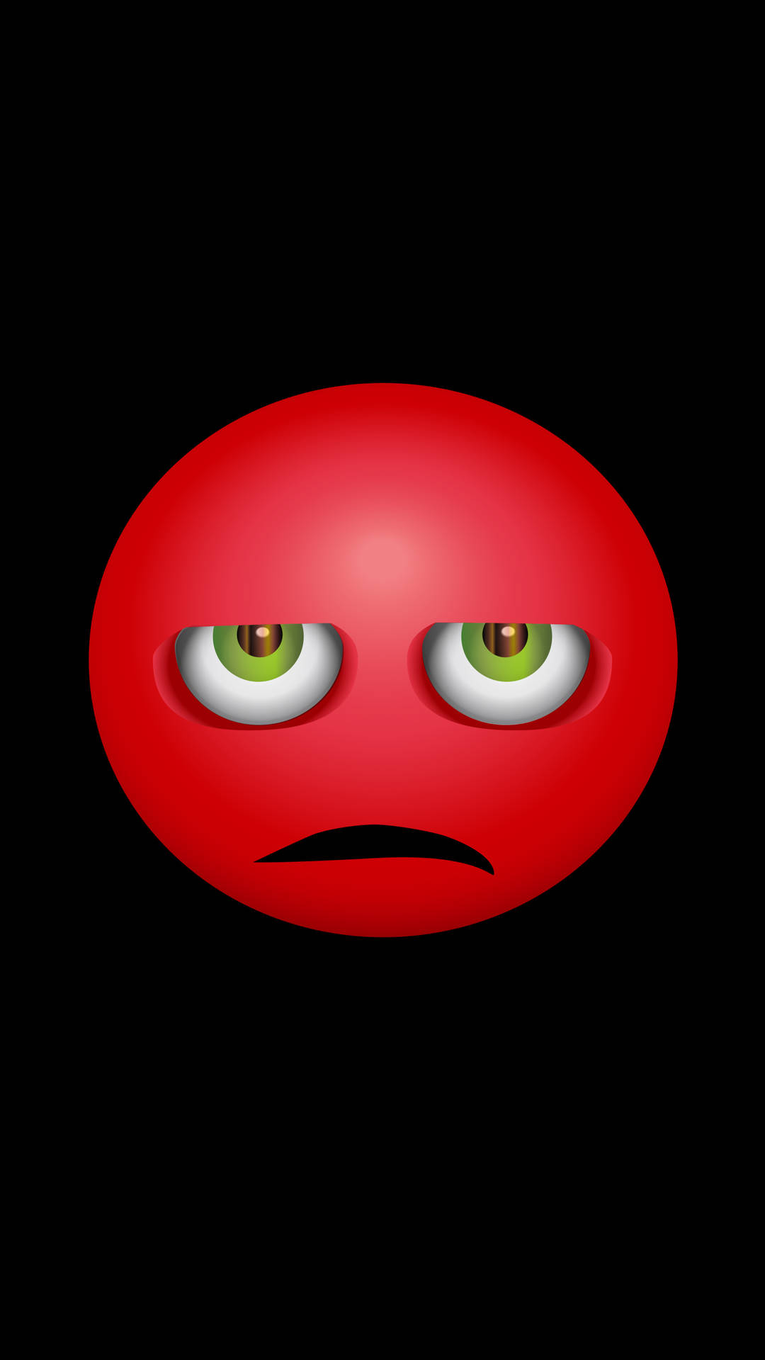 Red Angry Emoji Background