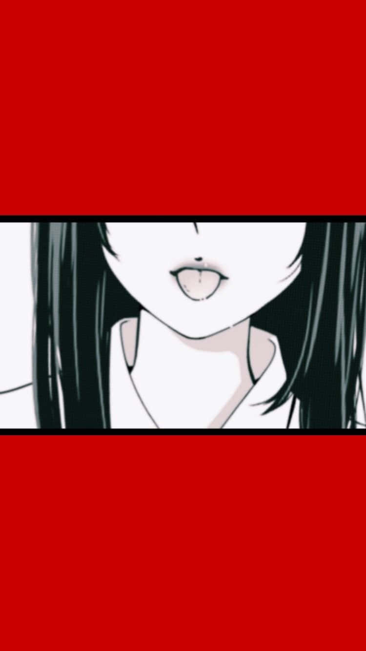 Red Kakegurui Anime Aesthetic Wallpaper