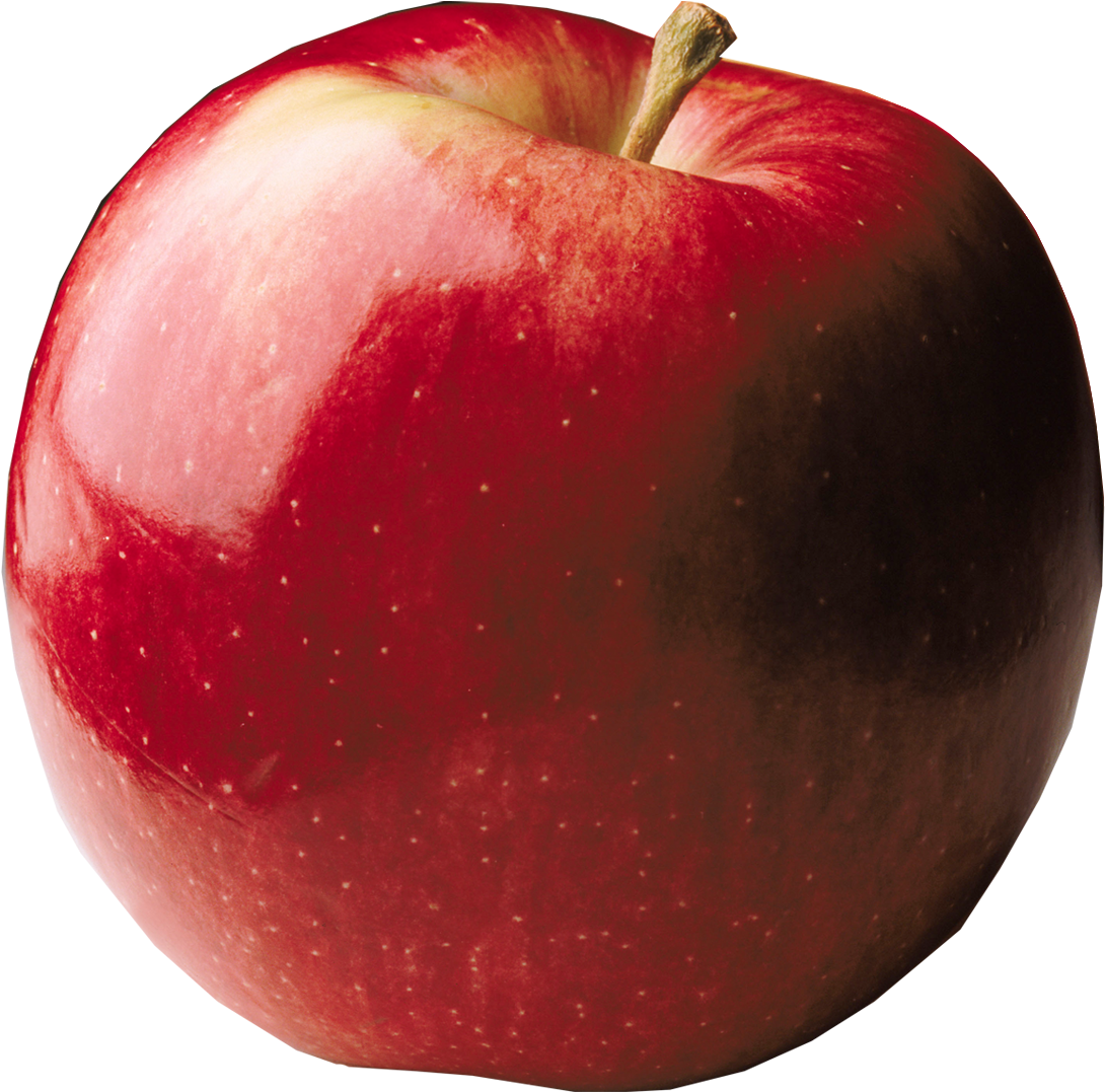 Red Apple Closeup Image PNG