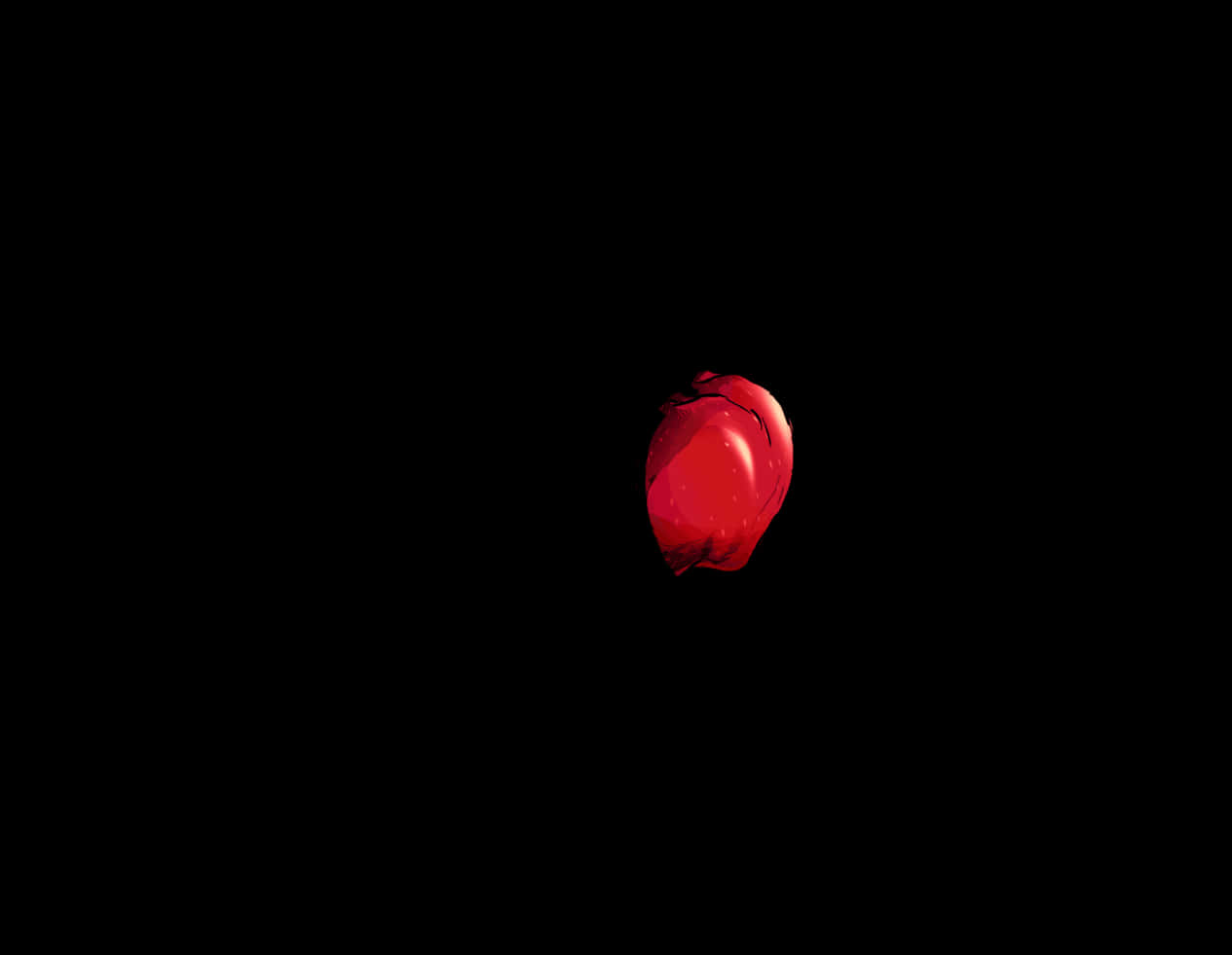Red Apple Dark Background Death Note PNG
