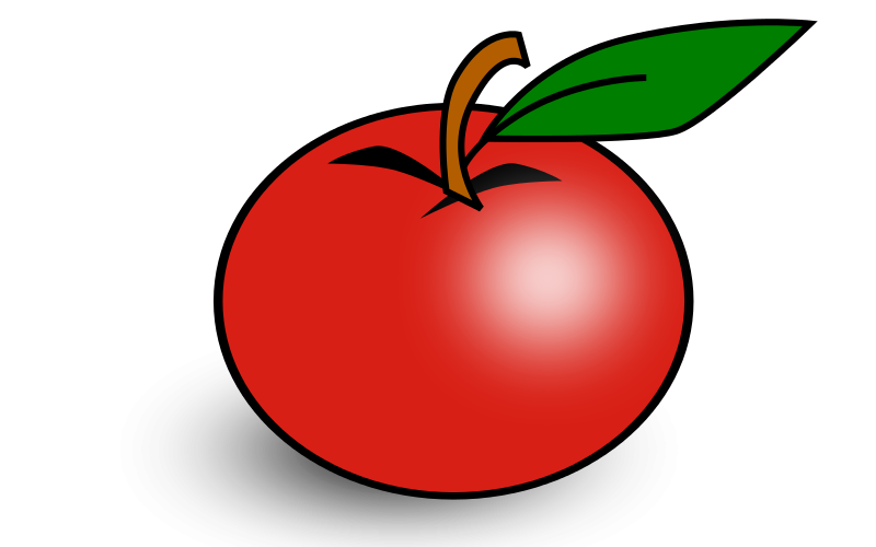 Red Apple Graphic PNG