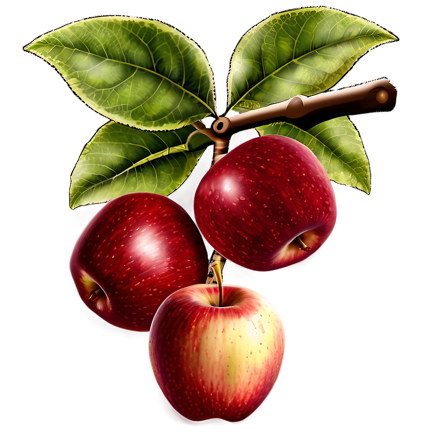 Red Apple Orchard Png 06272024 PNG