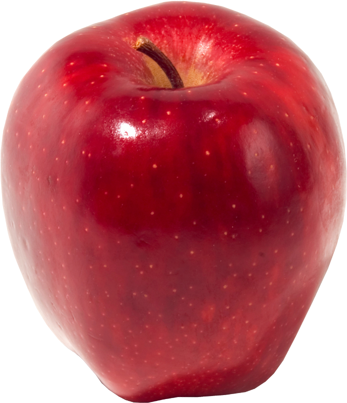 Red Apple Single Fruit PNG