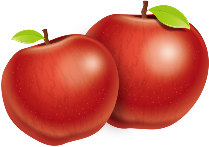 Red Apples Illustration PNG