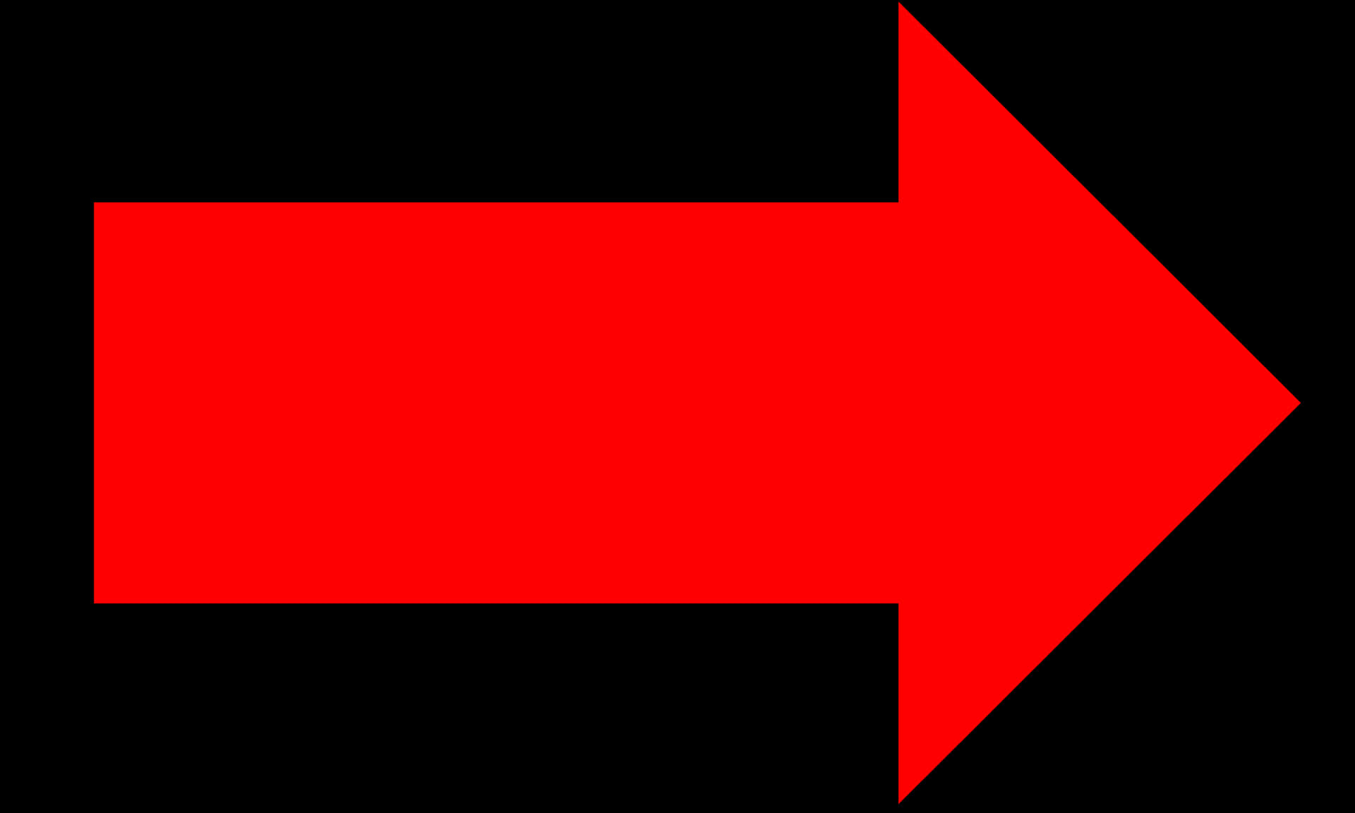 Red Arrow Direction Signage PNG