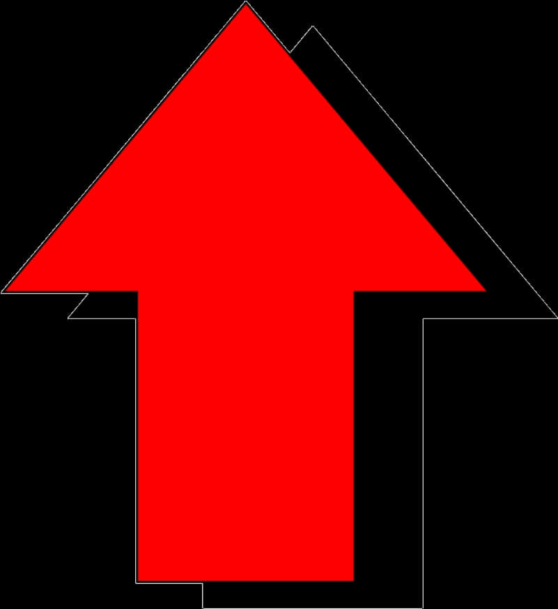 Red Arrow Graphic Icon PNG