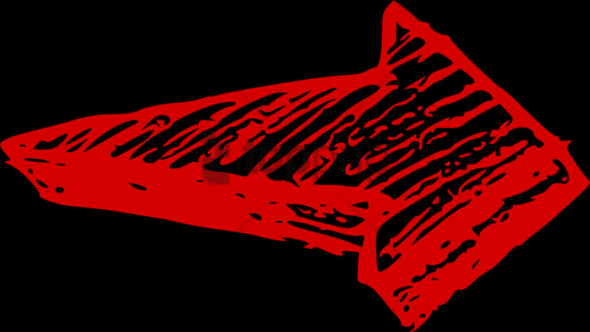 Red Arrow Jet Silhouette PNG