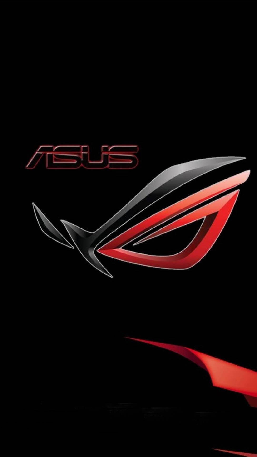 Red Asus Rog Logo Phone Background