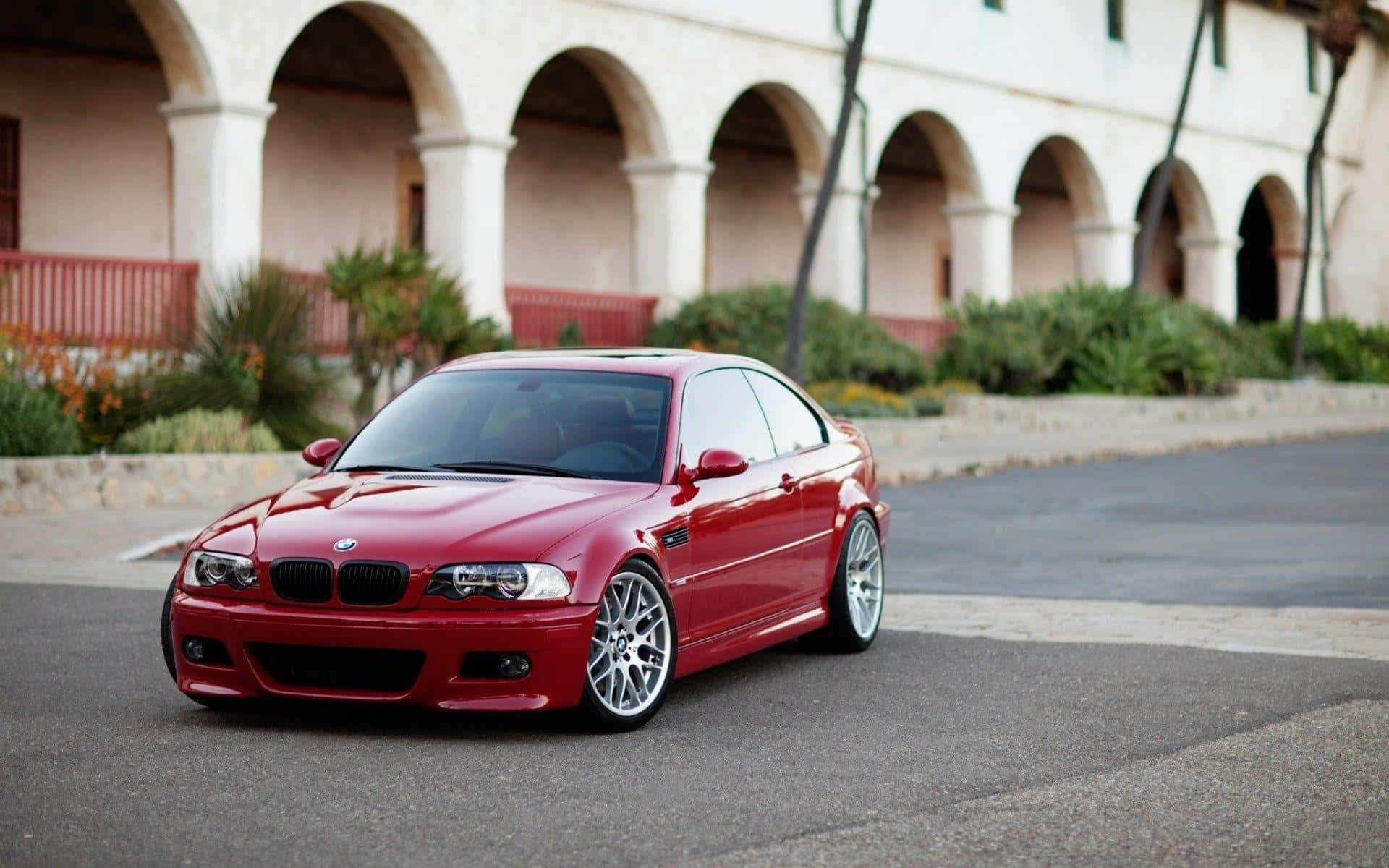 Red B M W E46 M3 Coupe Exterior Wallpaper