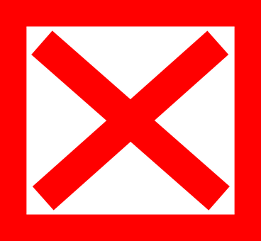 Red Background Black Cross PNG