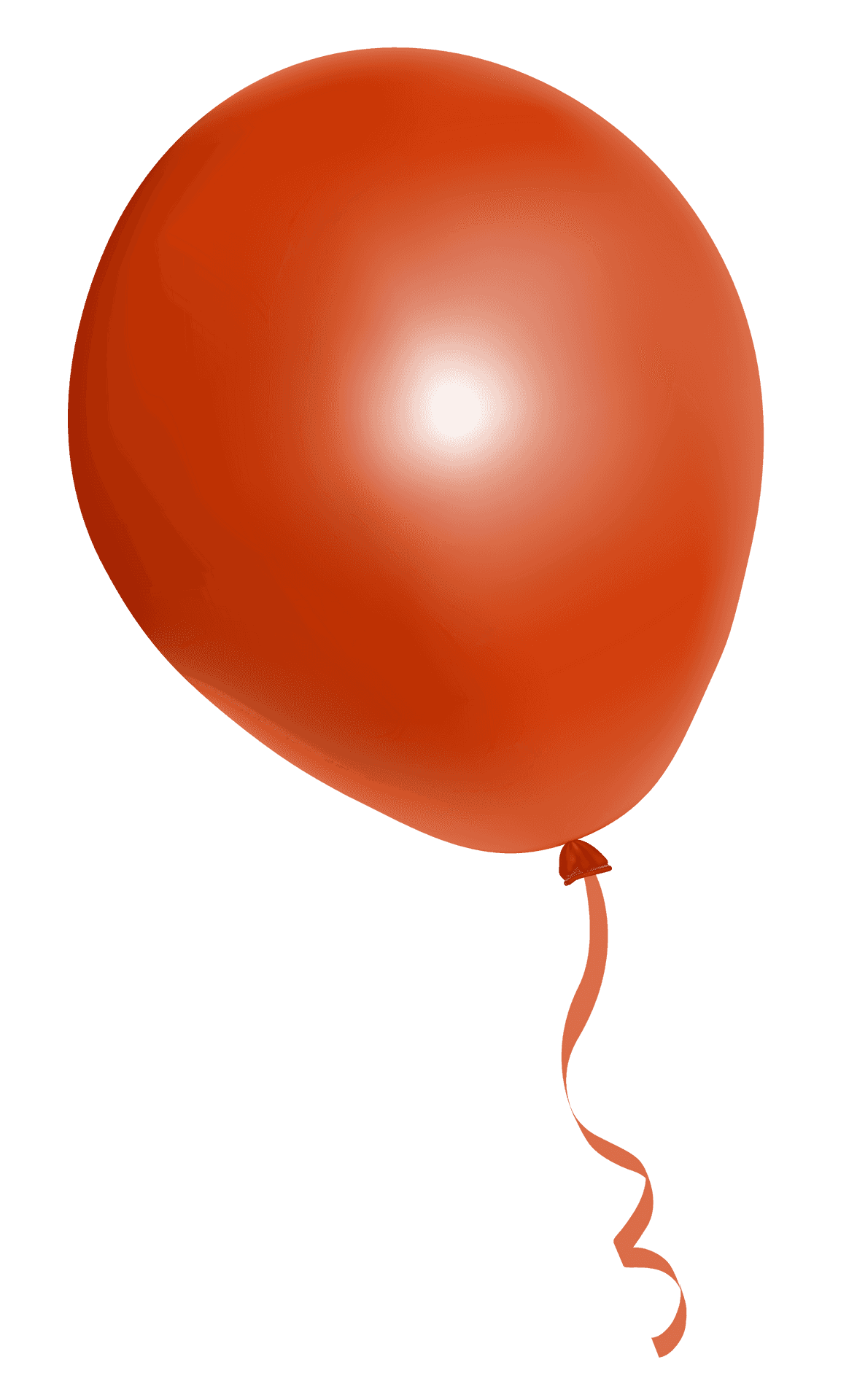 Red Balloon Floating PNG