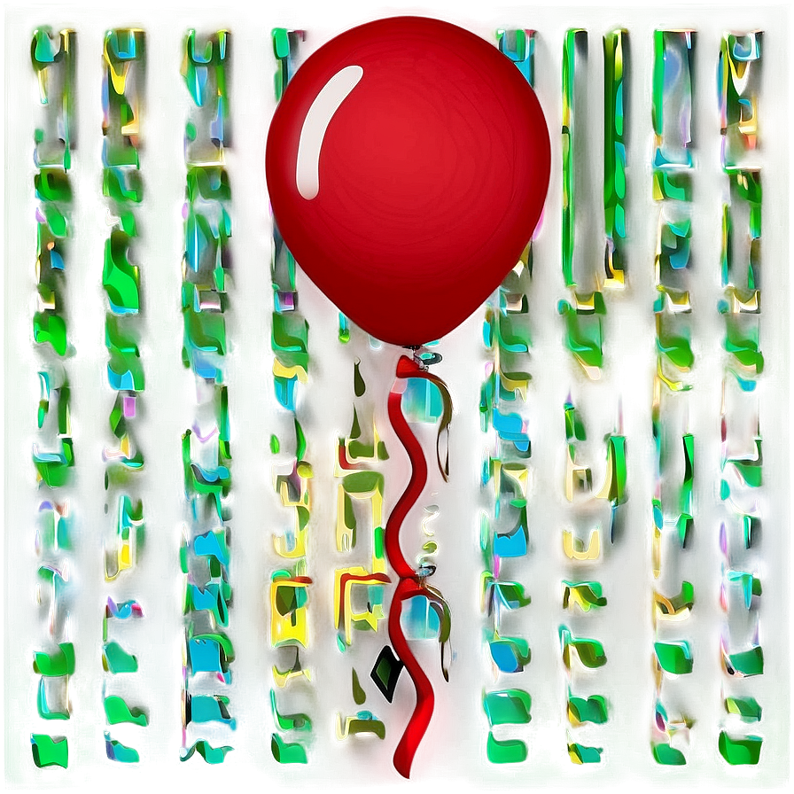 Red Balloons A PNG