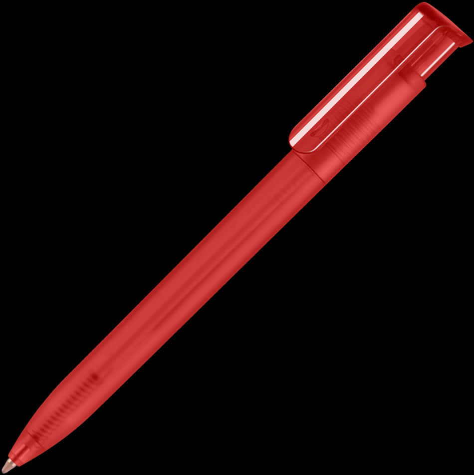 Red Ballpoint Pen PNG