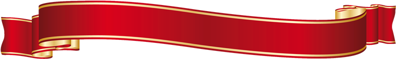 Red Banner Design Element PNG