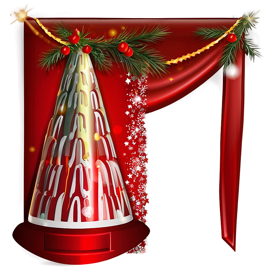 Red Banner For Christmas Png 58 PNG