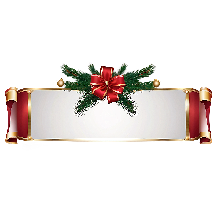Red Banner For Holiday Season Png Ocq PNG