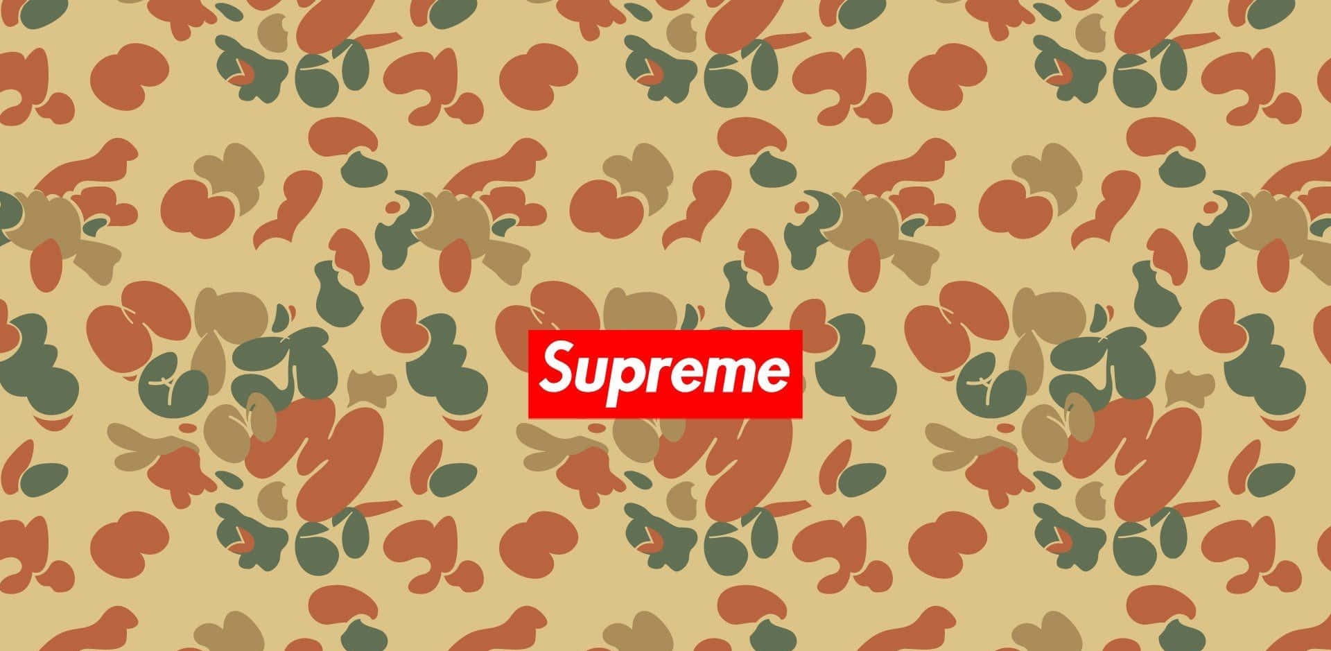 Supreme Camouflage Wallpaper Wallpaper