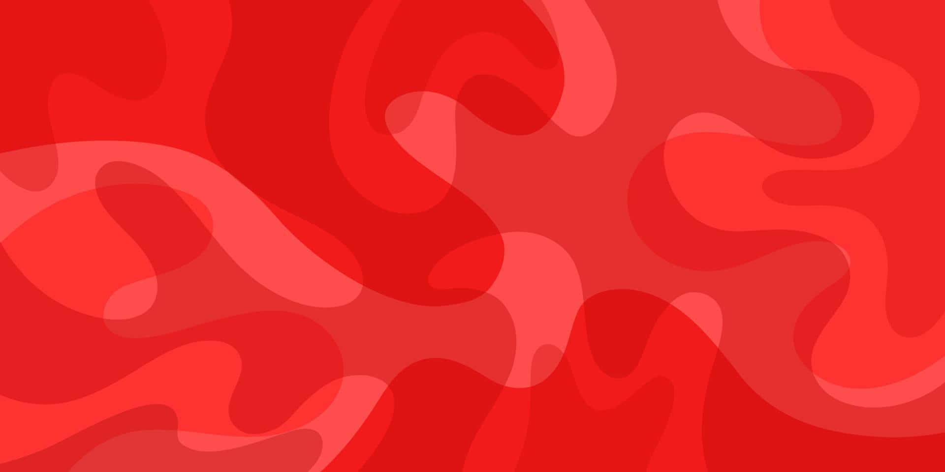 Red Abstract Background With A Red Wavy Pattern Wallpaper
