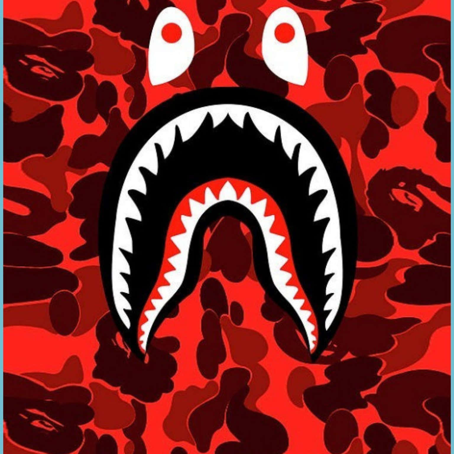 Red Bape for a Bold Fashion Statement Wallpaper