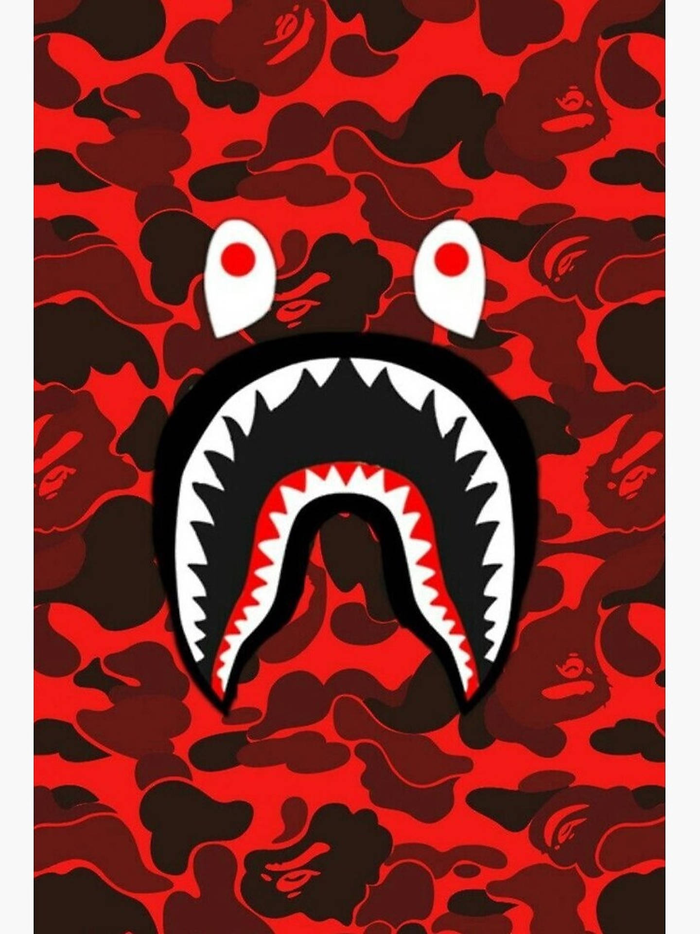 Rotesbape Shark Logo Wallpaper