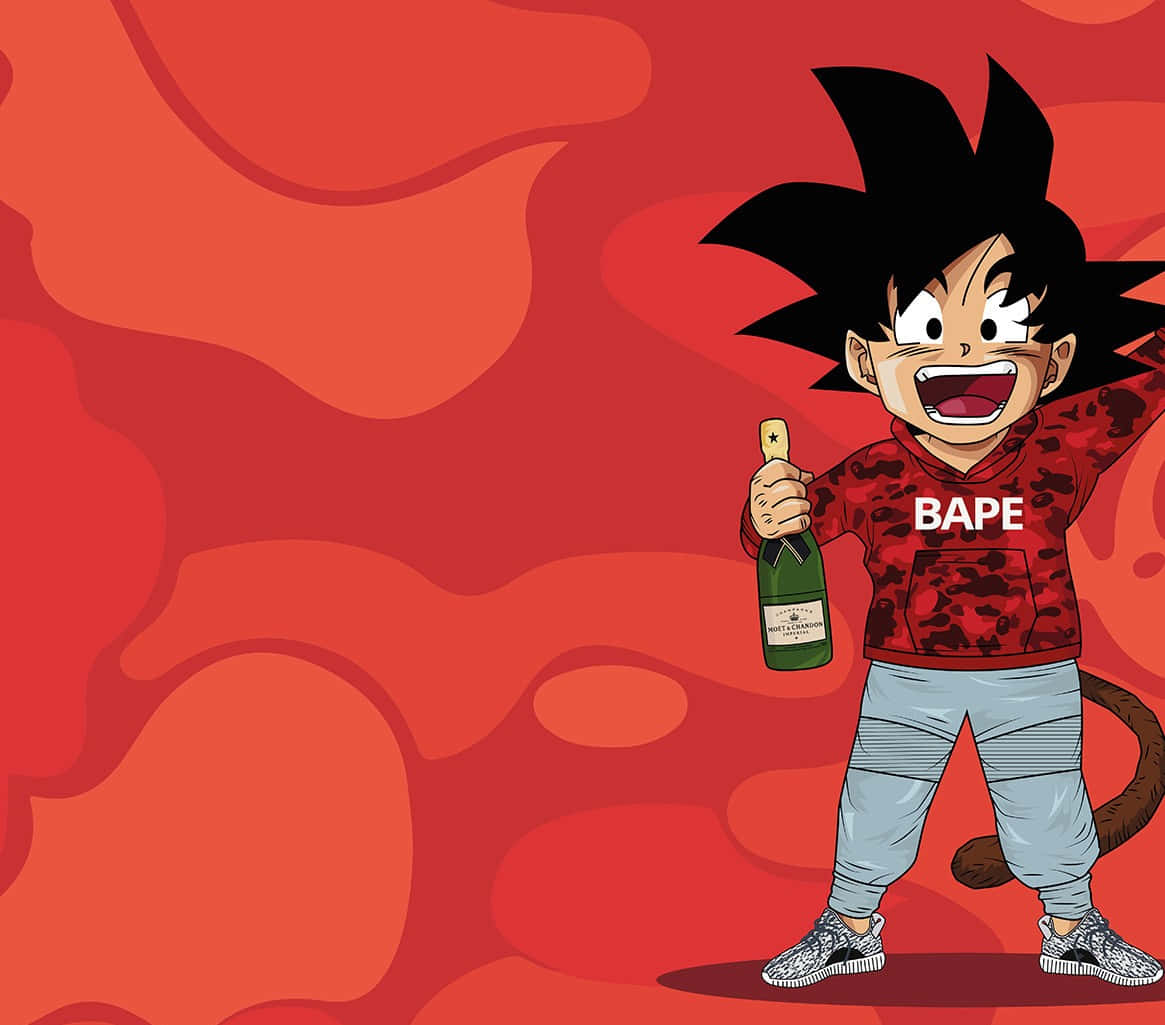 Red BAPE Shorts – The latest in streetwear fashion Wallpaper