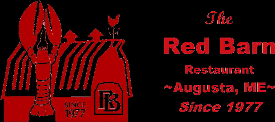 Red Barn Restaurant Augusta M E Logo PNG