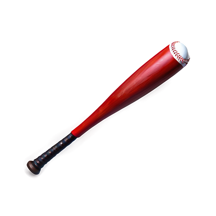 Red Baseball Bat Png Snm PNG