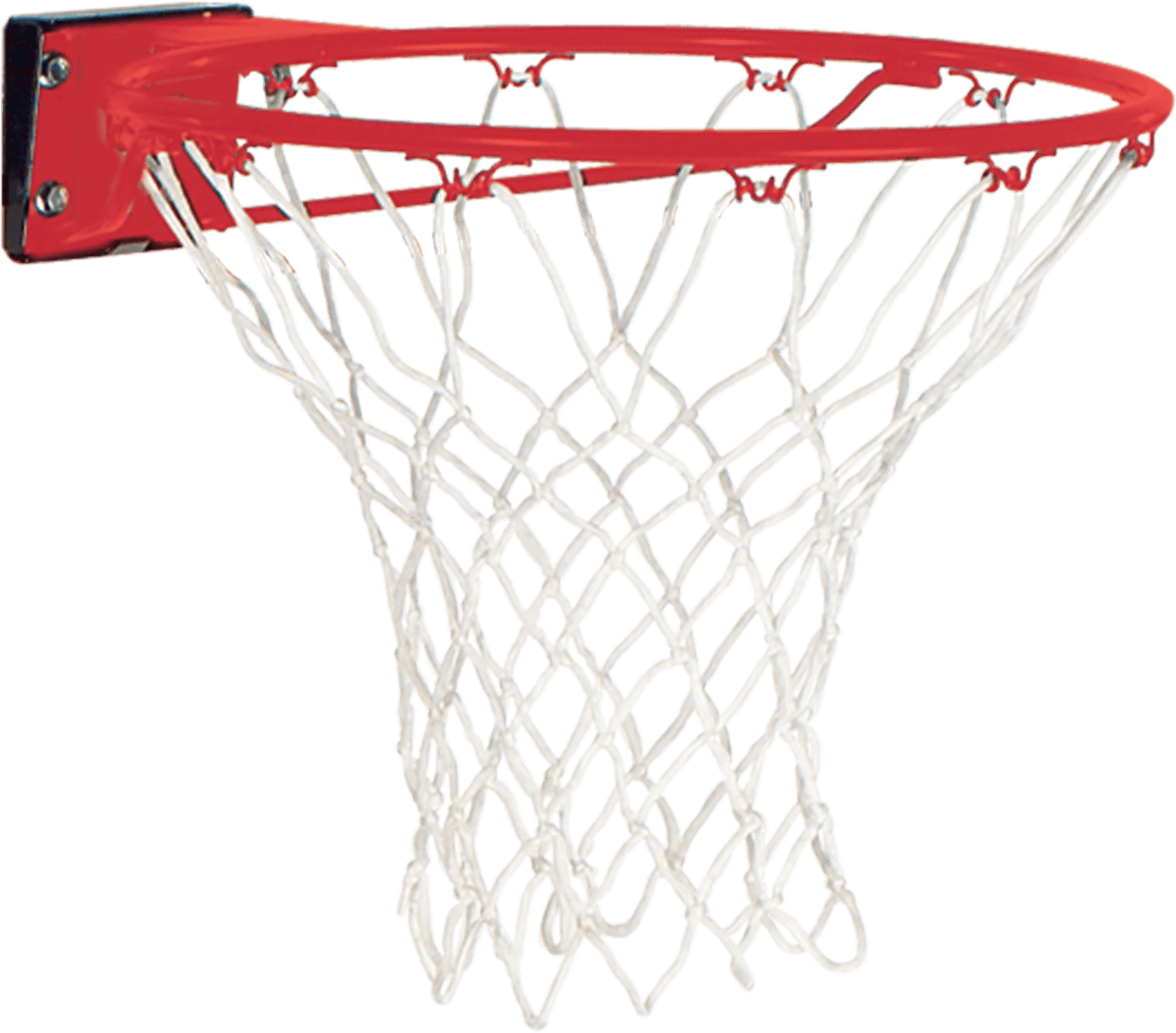 Red Basketball Hoop Net PNG