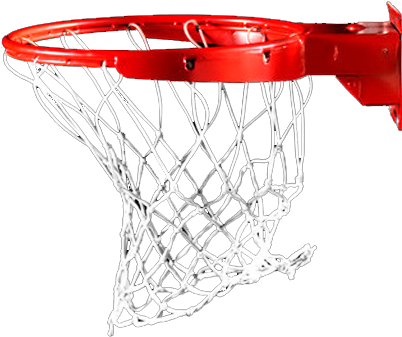 Red Basketball Hoopand Net PNG