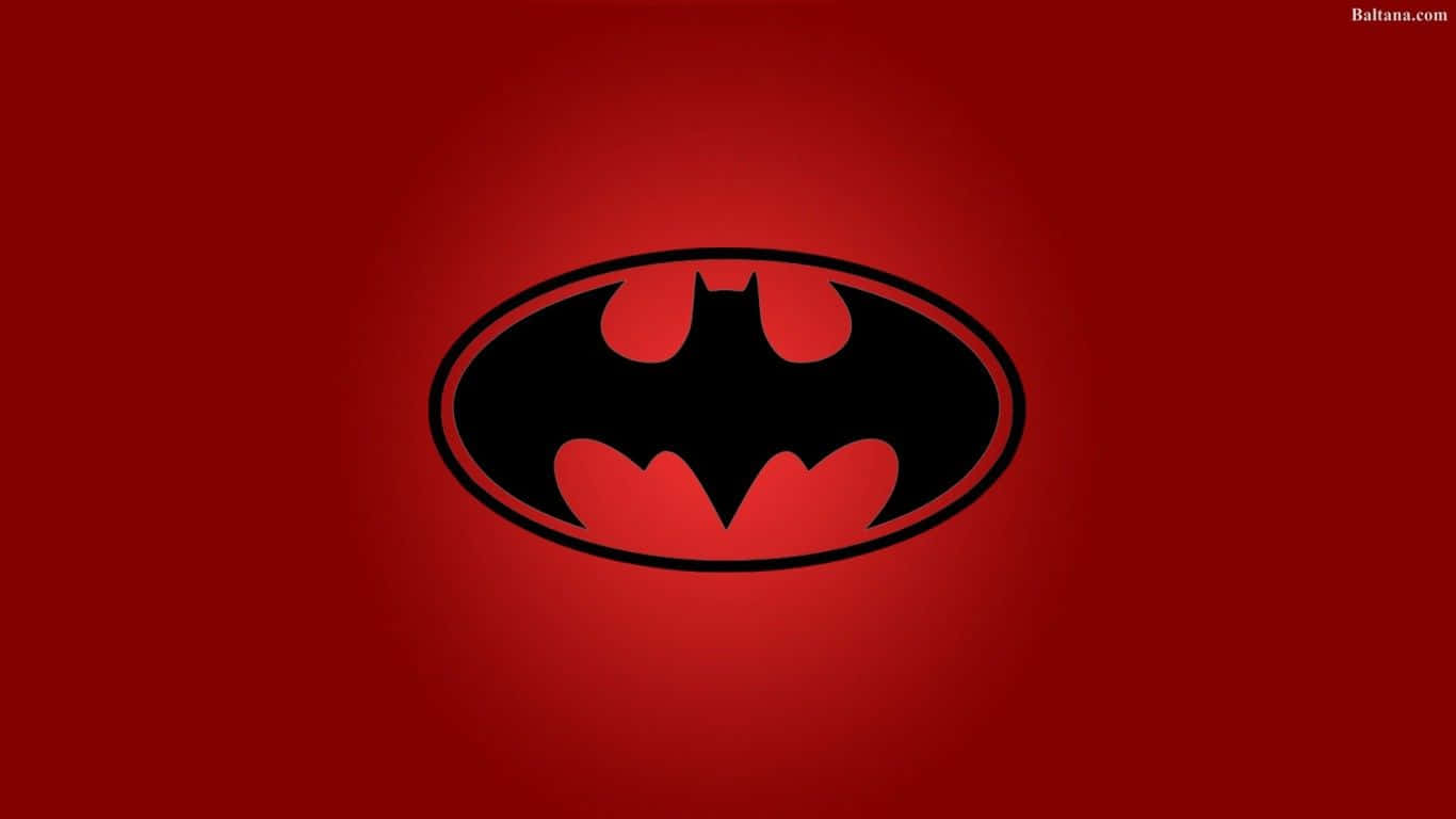 L'iconicologo Rosso Di Batman Sfondo