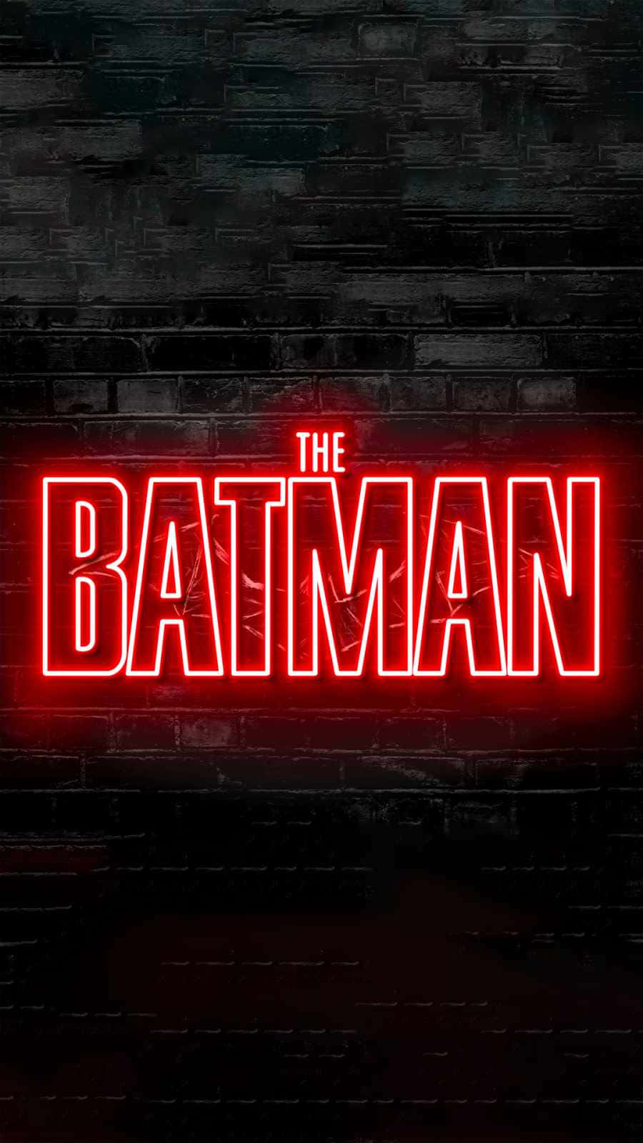 Dasikonische Rote Batman-logo Wallpaper