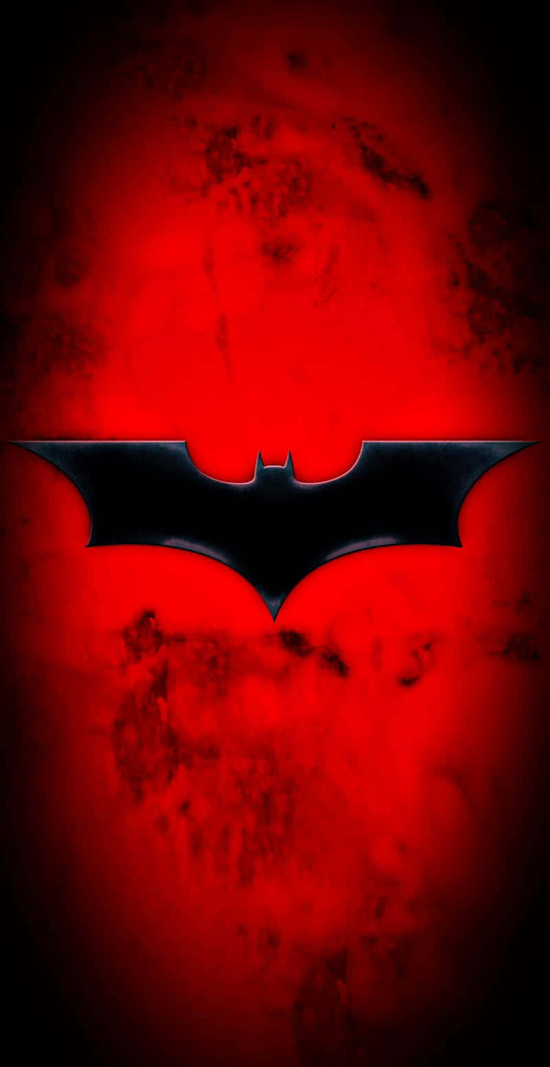 Illogo Rosso Di Batman Sfondo