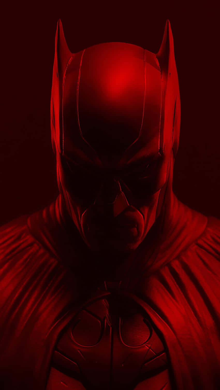 Meravigliosologo Rosso Di Batman Sfondo