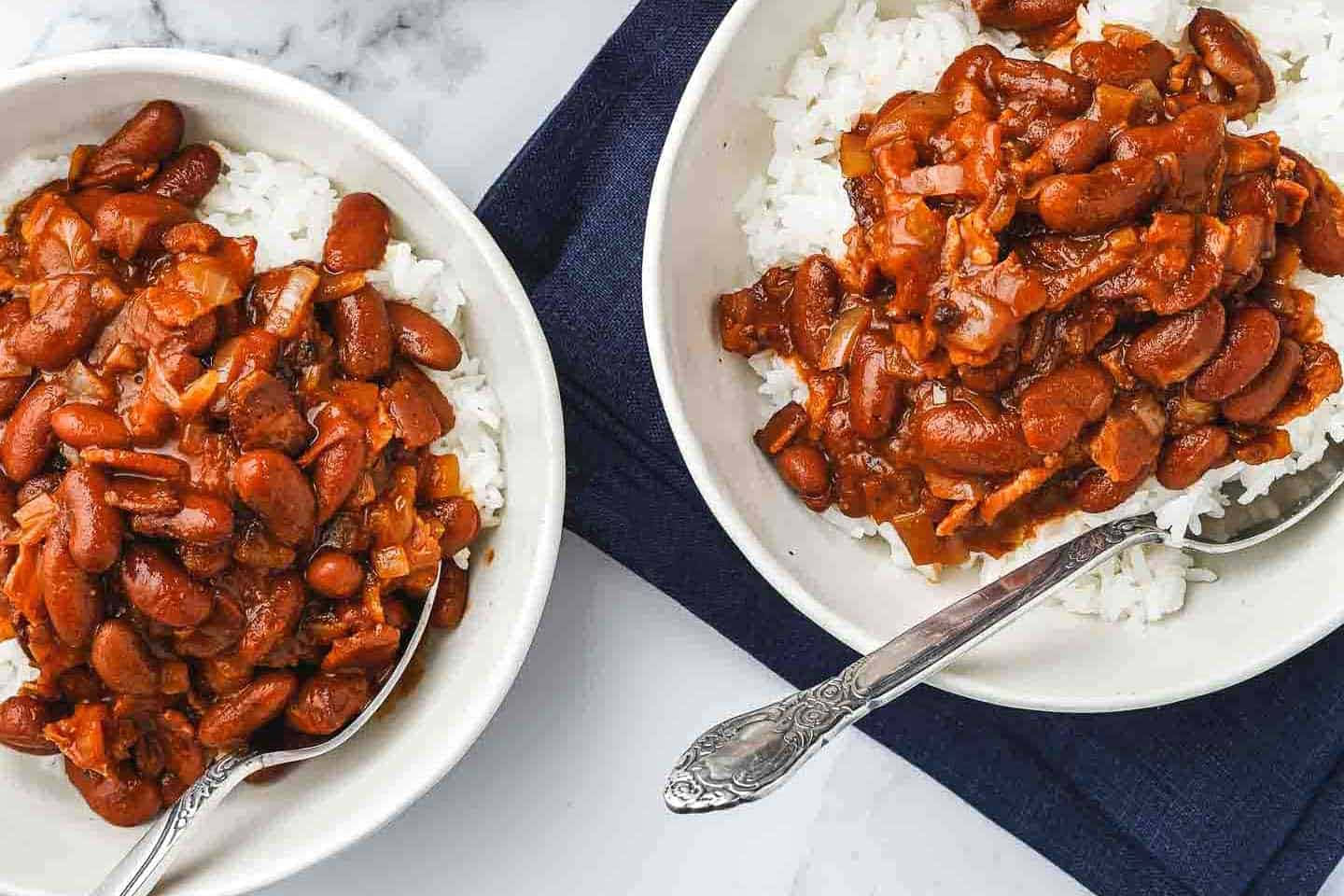 A Vibrant Bowl of Red Beans Wallpaper