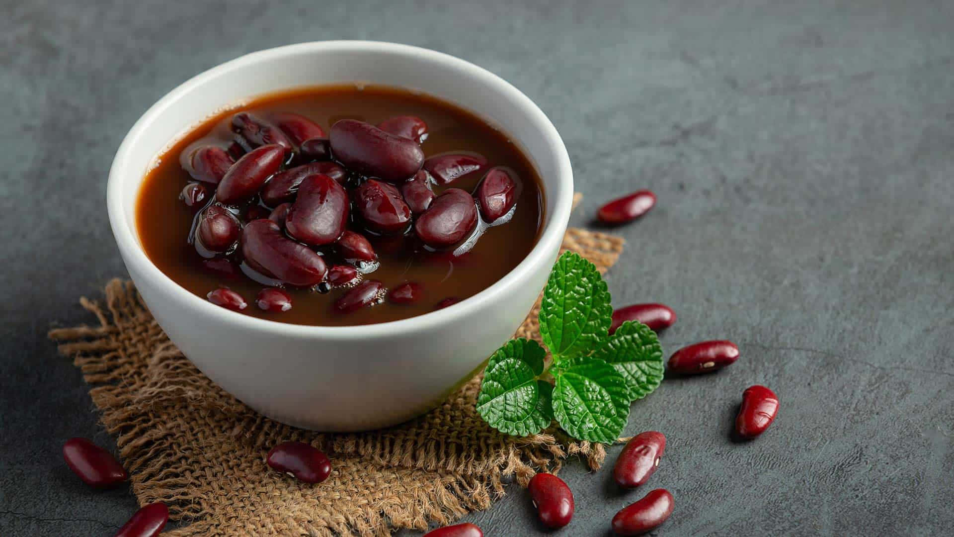 Delicious Red Beans in a Bowl Wallpaper