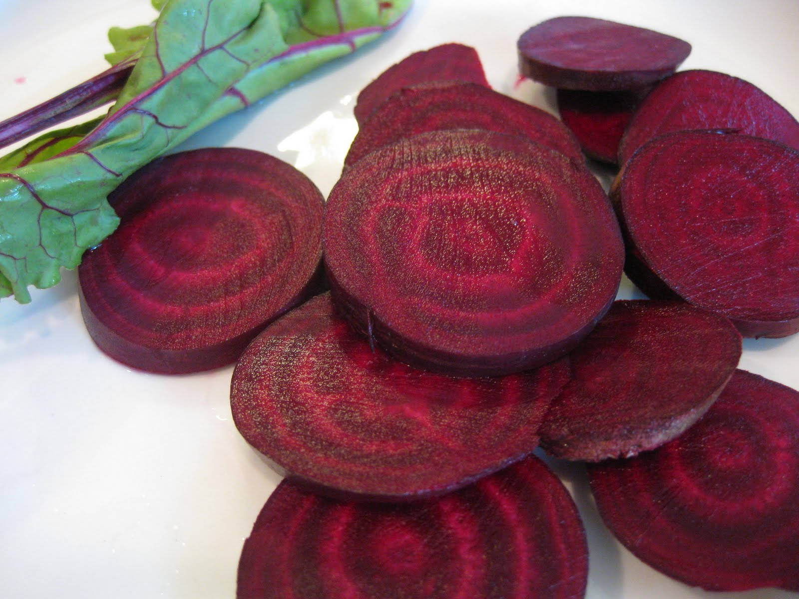 Red Beetroot Superfood Slices Wallpaper