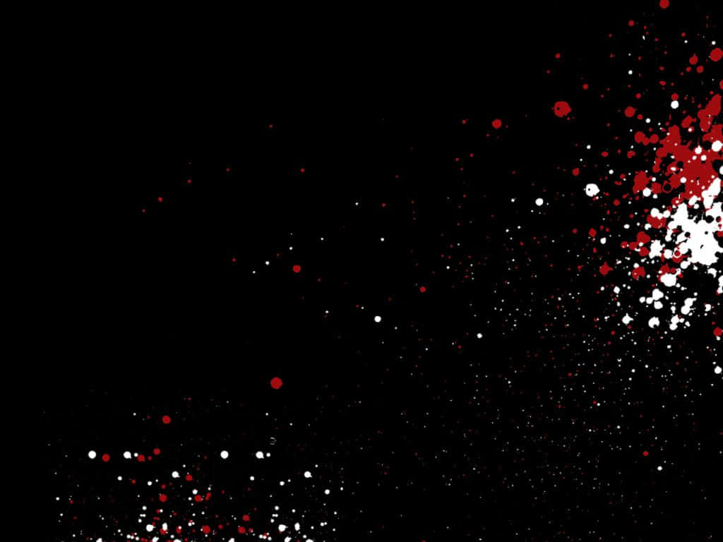 A vibrant yet simple red, black, and white abstract background.