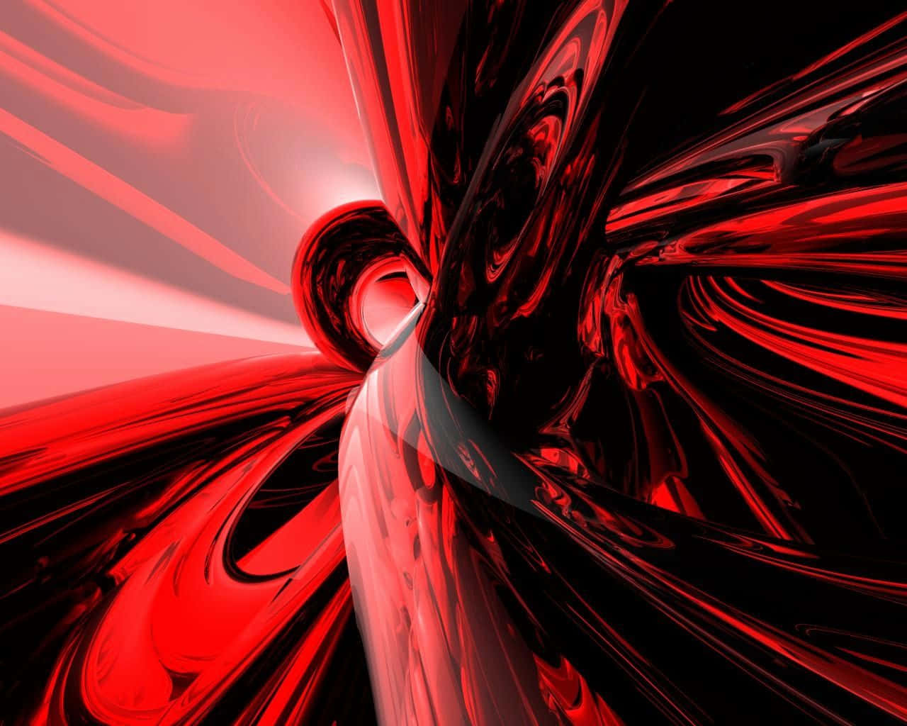 Red Black Background Liquid Design Wallpaper