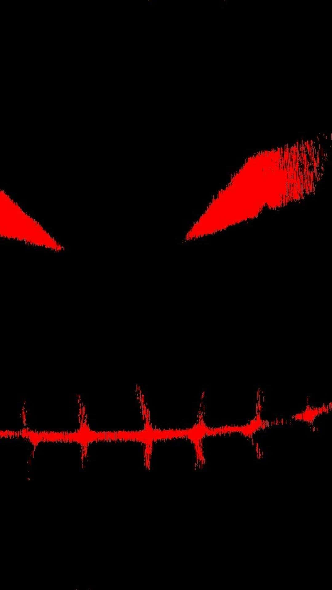 Roteschwarze Monster-hintergrundbild Startbildschirm