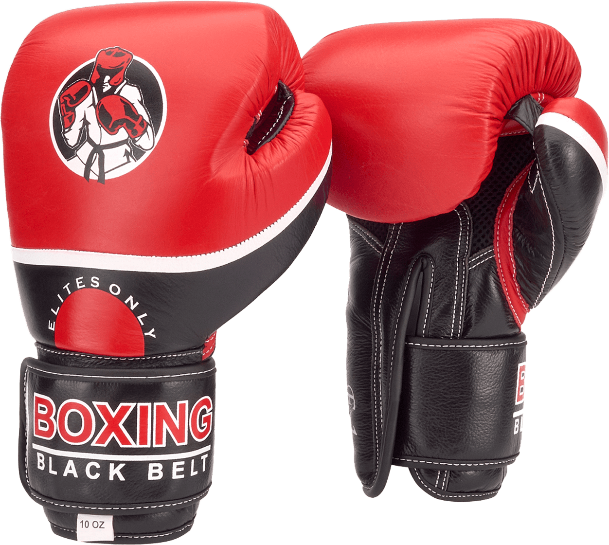 Red Black Boxing Gloves Elite PNG