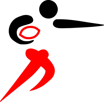 Red Black Football Logo PNG
