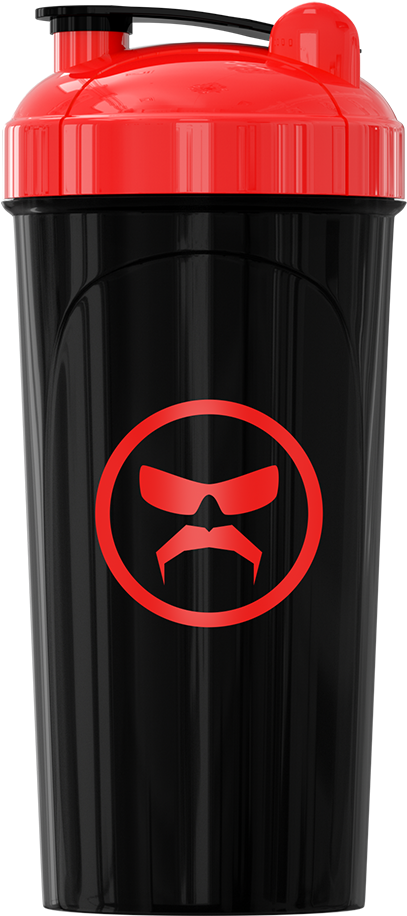 Red Black G Fuel Shaker Bottle PNG