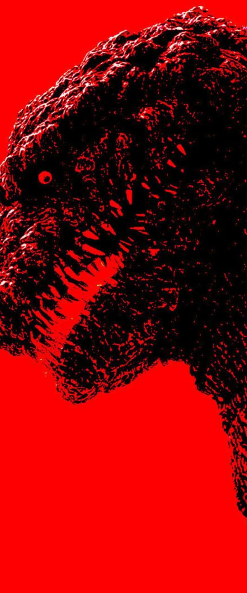 Red Black Godzilla Profile Wallpaper