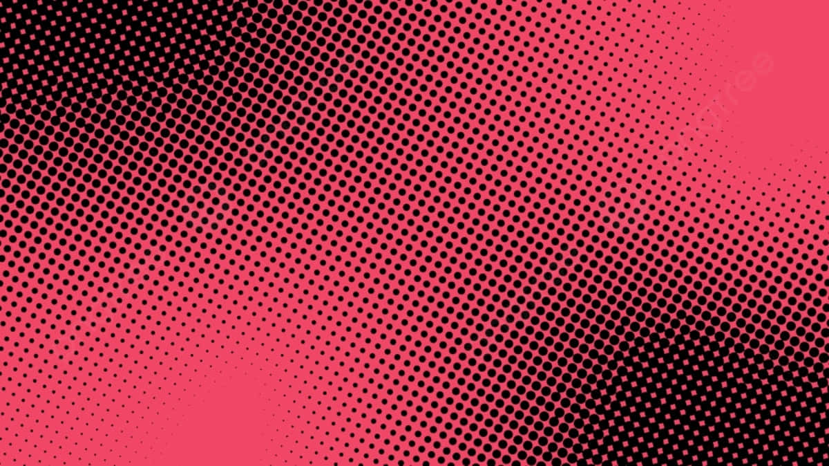 Red Black Gradient Dot Pattern Wallpaper