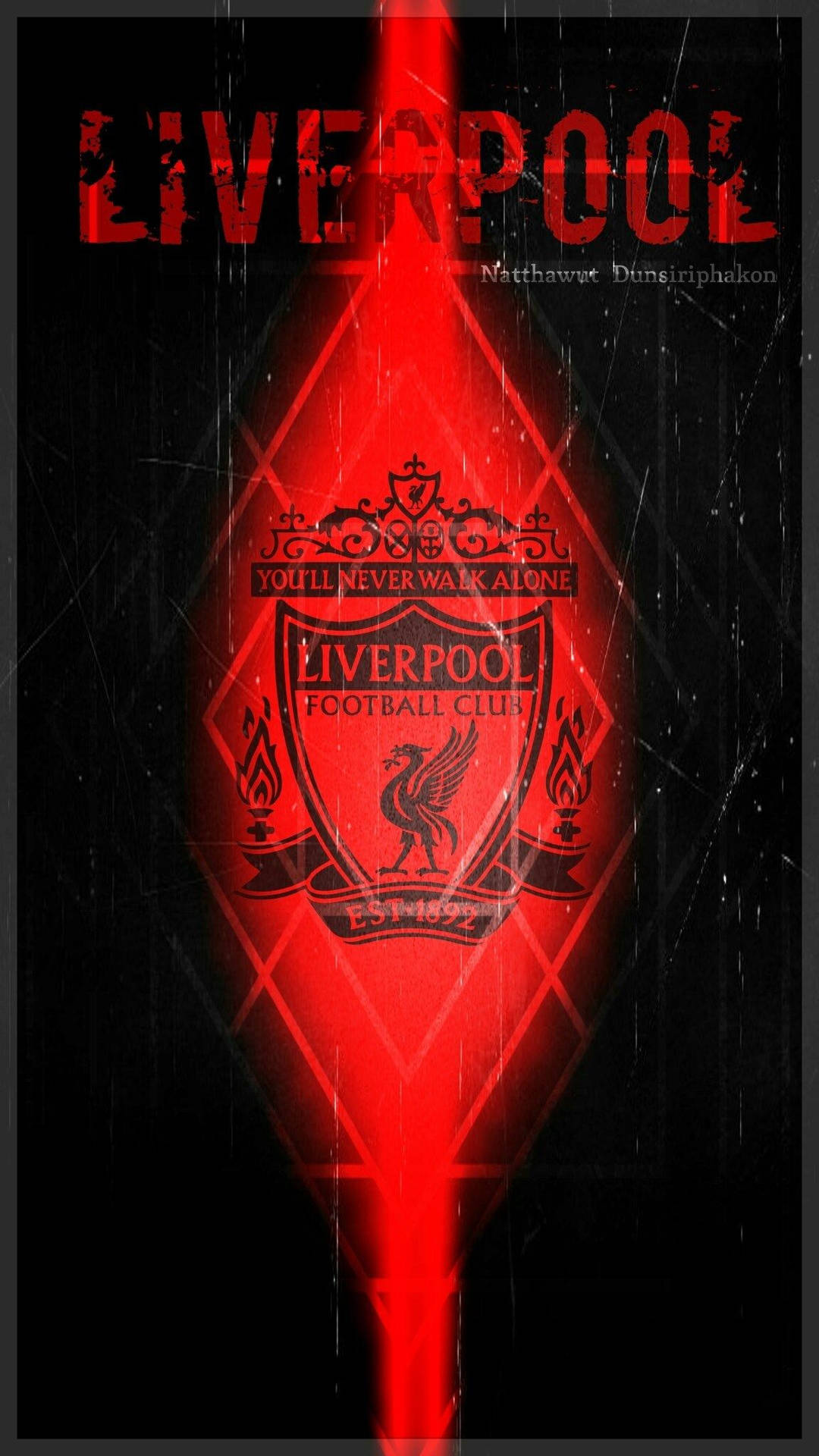 Red Black Liverpool Fc Artwork