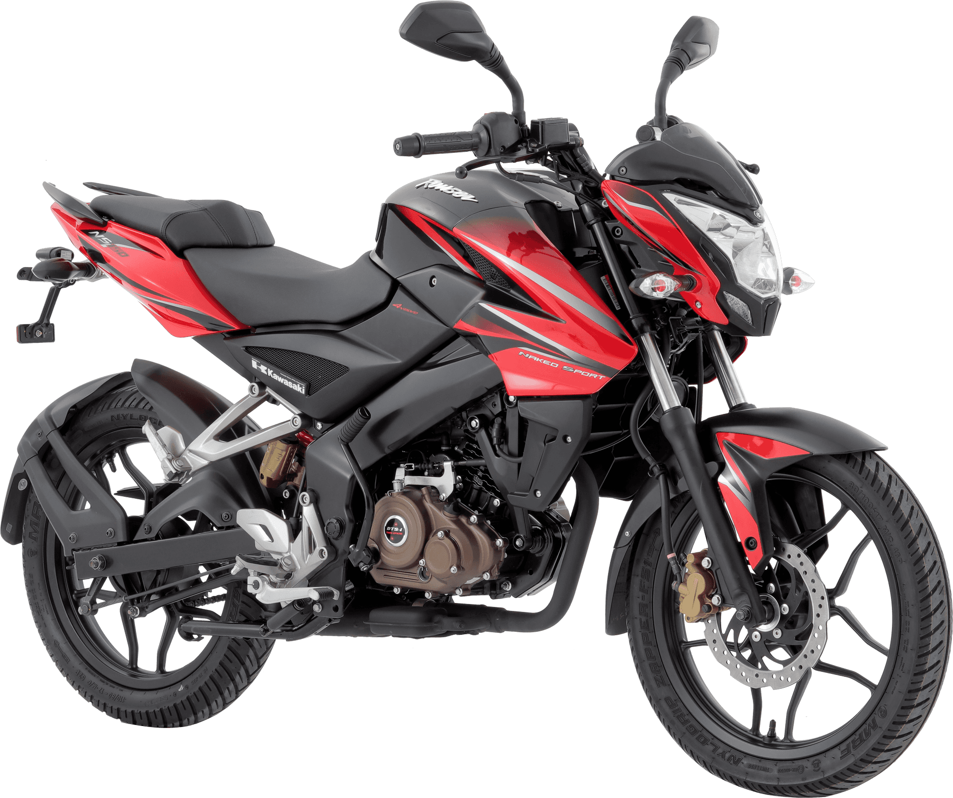 Download Red Black Pulsar Motorcycle Profile View Wallpapers Com