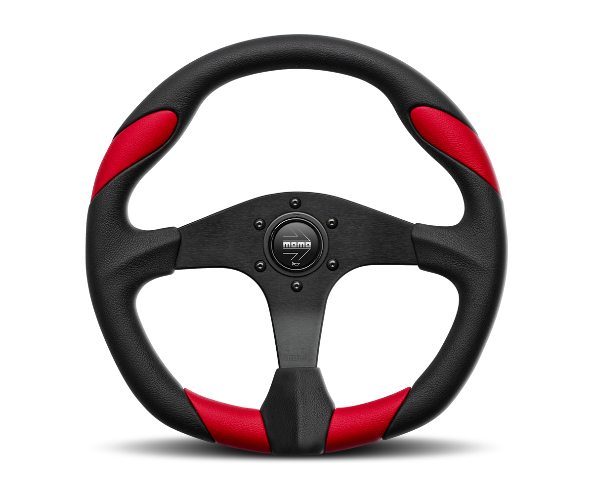 Red Black Racing Steering Wheel.jpg PNG