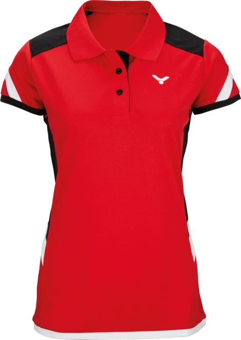 Red Black Sports Polo Shirt PNG