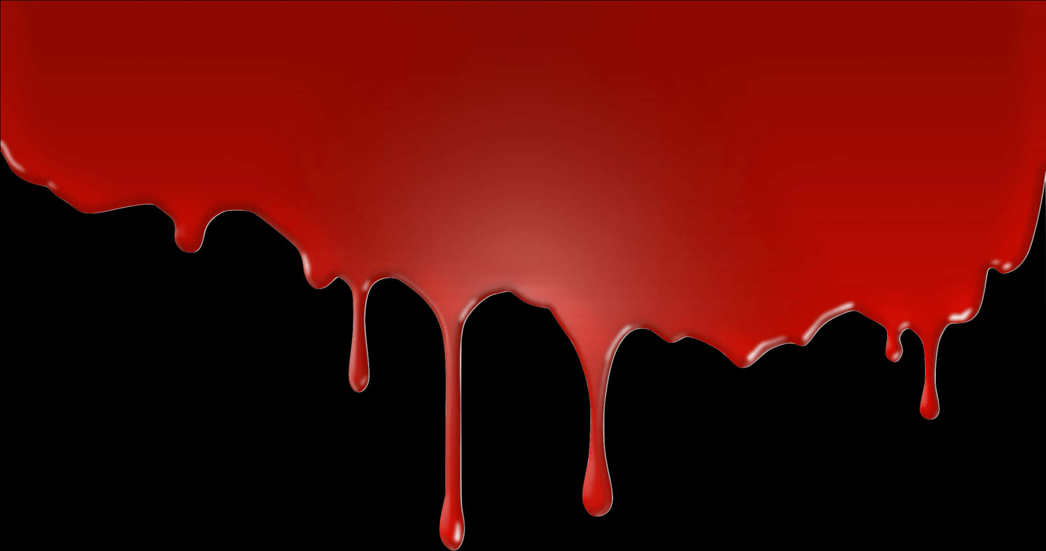 Red Blood Dripping Graphic PNG