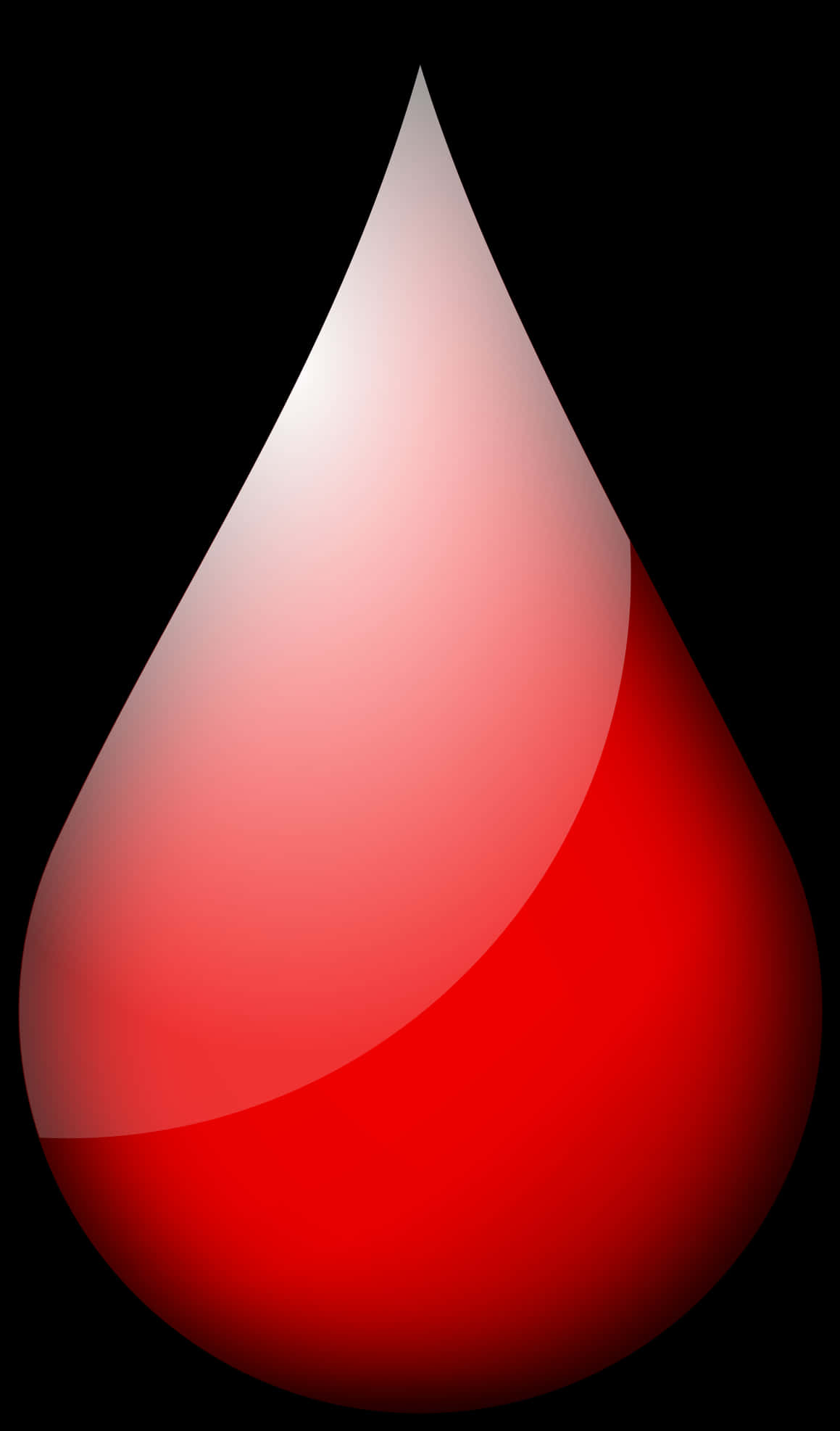 Red Blood Drop Graphic PNG